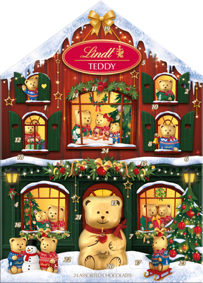 Lindt Čokoládový vianočný kalendár v tvare domčeka 146 g