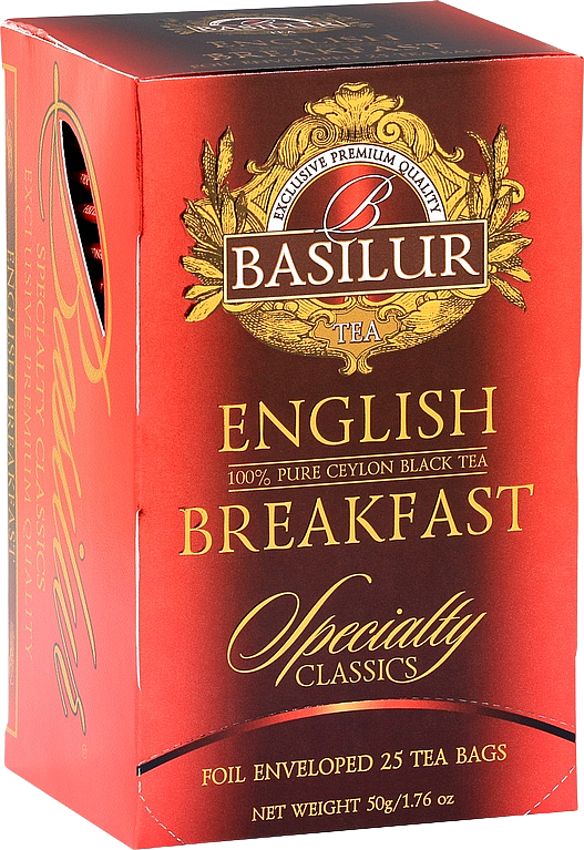 Basilur Specialty English Breakfast obal 25 x 2 g