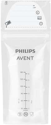 Philips Avent Vrecká na materské mlieko 180 ml, 25 ks
