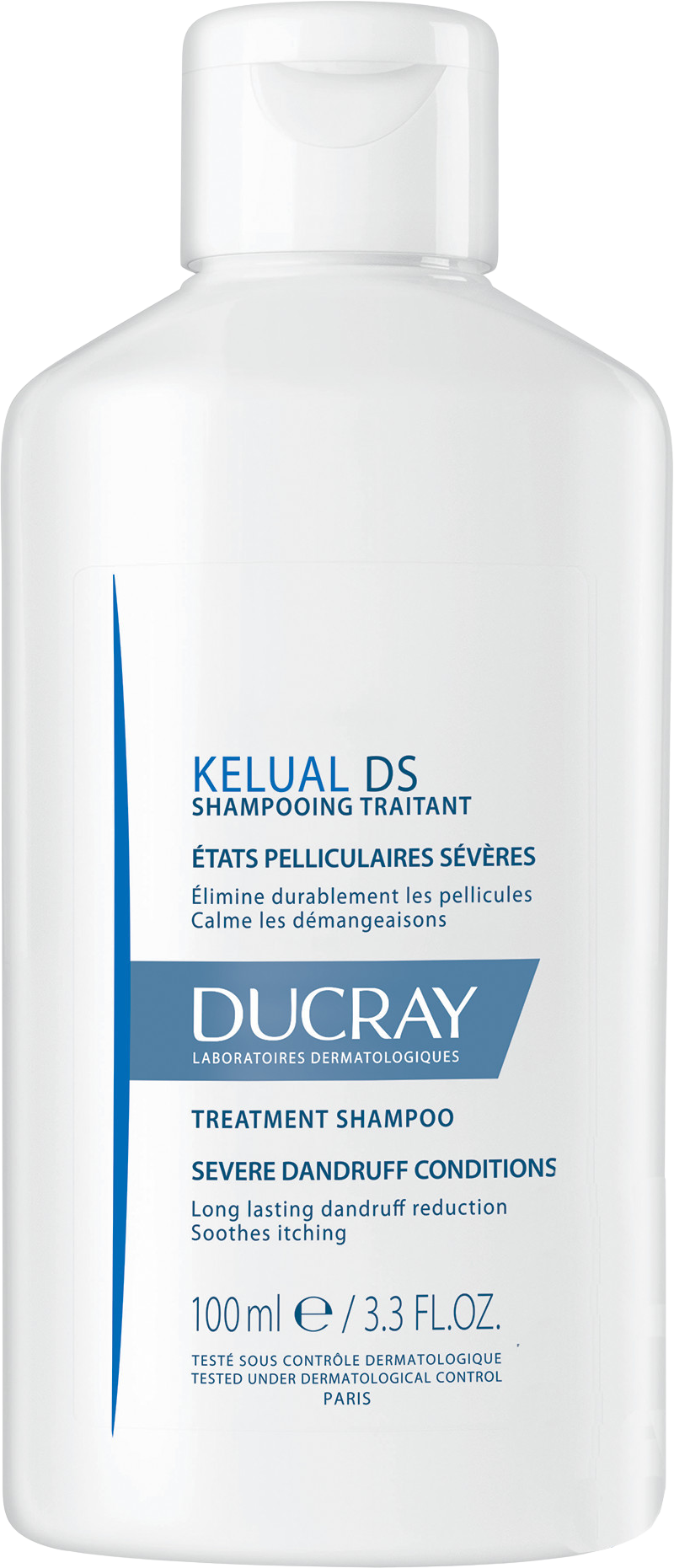 Ducray Kelual DS Šampón pri závažných stavoch lupín so začervenaním a intenzívnym svrbením vlasovej pokožky 100 ml