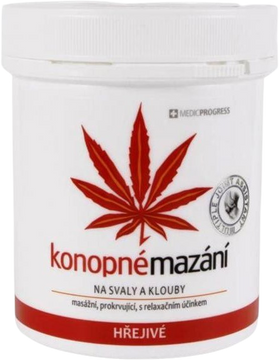 Medicprogress Konopné mazanie hrejivé 250 ml