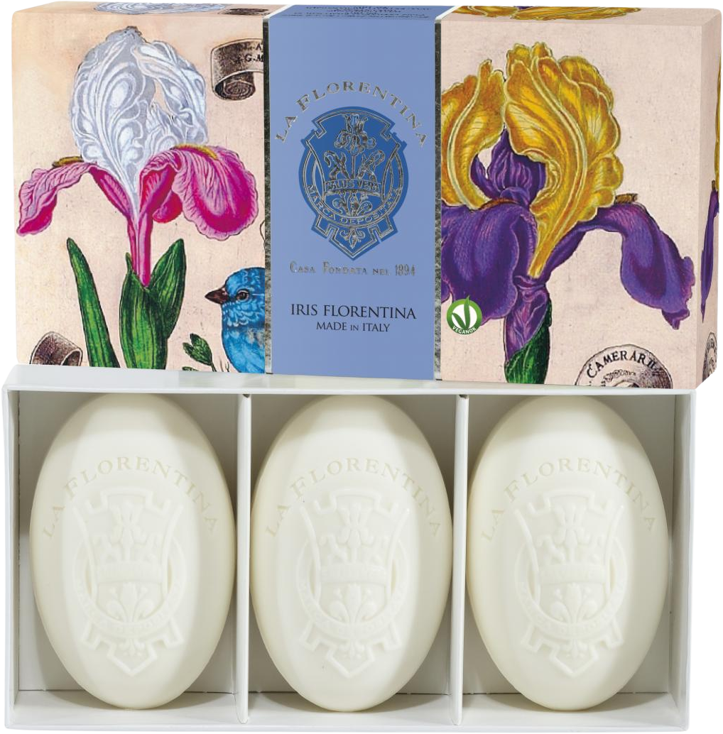 La Florentina Kazeta mydiel Iris Florentina 450 g