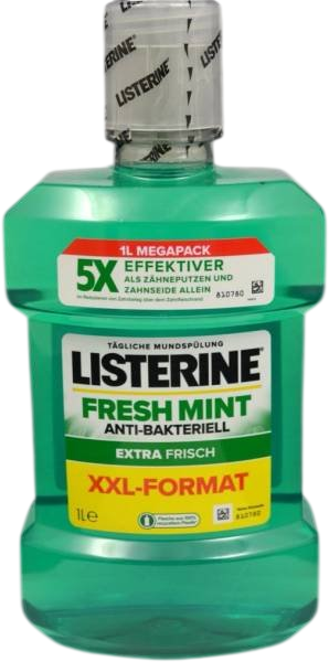 Listerine Ústna voda Fresh Mint 1000 ml