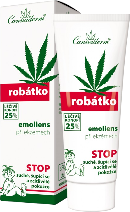 Cannaderm ROBÁTKO emoliens premasťujúci krém pri atopii 75 g