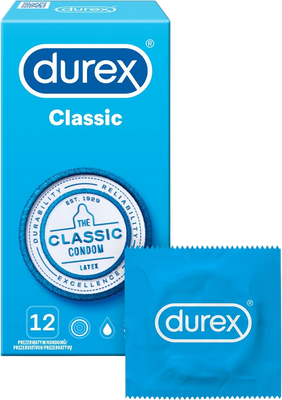 Durex Classic Kondómy 12 ks