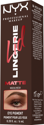 NYX Professional Makeup Tekuté očné tiene Lid Lingerie - 06 Mocha Mesh 6 ml