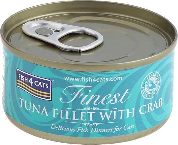Fish4Cats Konzerva pre mačky Finest tuniak s krabom 70 g