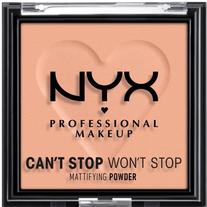 NYX Professional Makeup Can't Stop Won't Stop zmatňujúci púder - 13 Bright Peach 6 g