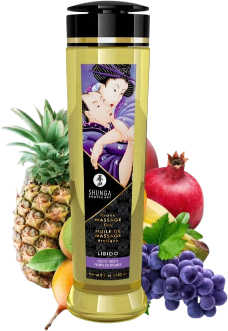 Shunga Masážny olej Erotic Massage Oil Exotic Fruits 240 ml