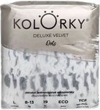 Kolorky DELUXE VELVET Bodky veľ. L (8-13 kg)  19 ks