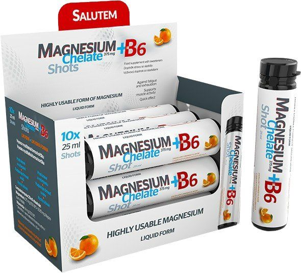 Salutem Magnesium Chelate+B6 orange 10 x 25 ml