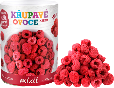 Mixit Chrumkavé ovocie malina 70 g