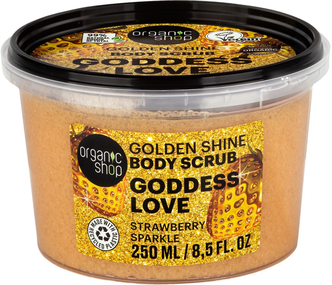 Organic Shop Glow & Celebrate Zlatý darčekový set