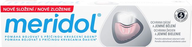 Meridol® Gum Protection & Gentle white zubná pasta na ochranu ďasien a jemné bielenie 75 ml