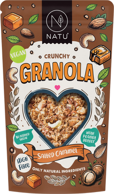 Natu Granola Slaný karamel 400 g