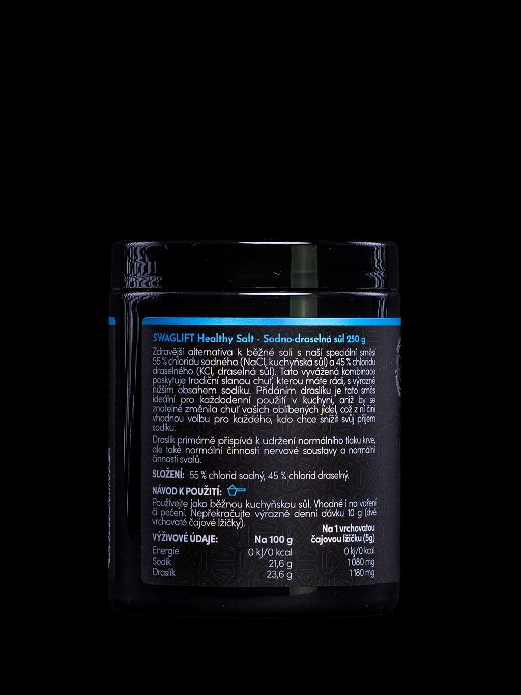 Swaglift Healthy Salt - Sodno-draselná soľ 250 g