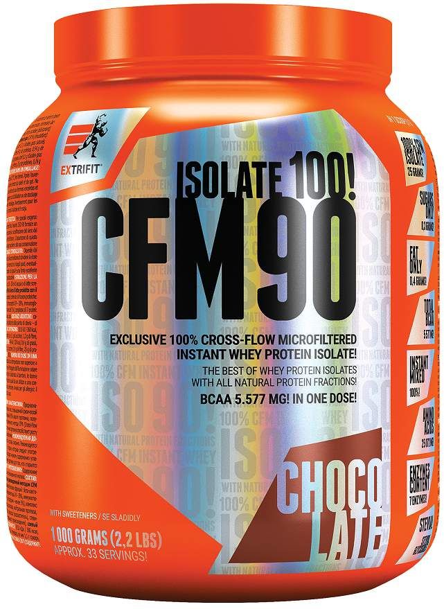 Extrifit CFM Instant Whey Isolate 90 čokoláda 1 kg