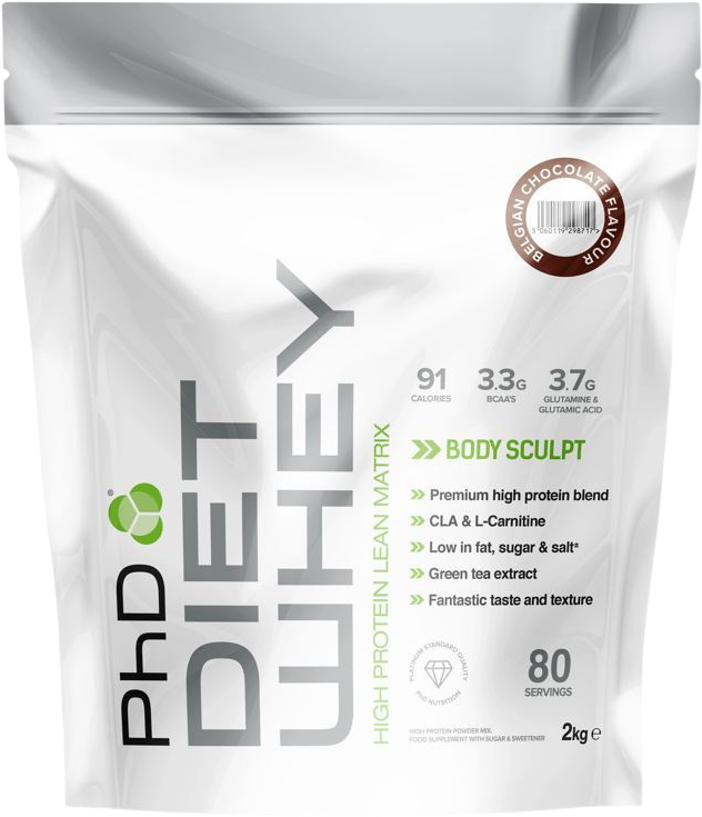 PhD Nutrition Diet Whey belgická čokoláda 2 kg