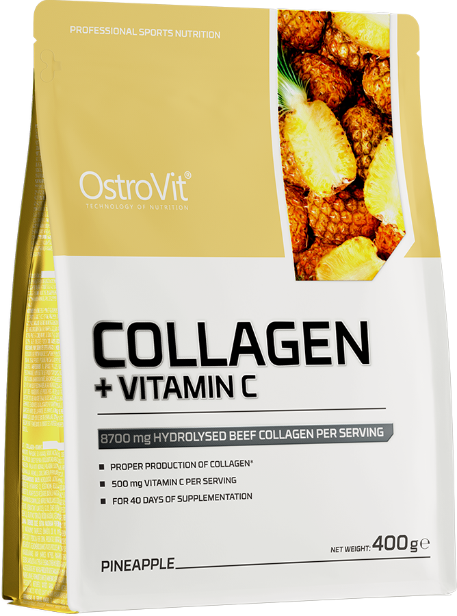 OstroVit Kolagén + Vitamín C ananás 400 g