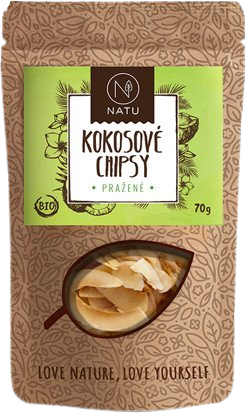 Natu Kokosové chipsy pražené BIO 70 g