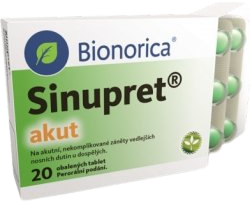 Sinupret Akut 20 tabliet