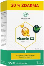 Aporosa Vitamin D3 1 000 I.U. 90 tabliet