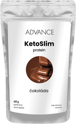 ADVANCE KetoSlim čokoláda - proteín 480 g