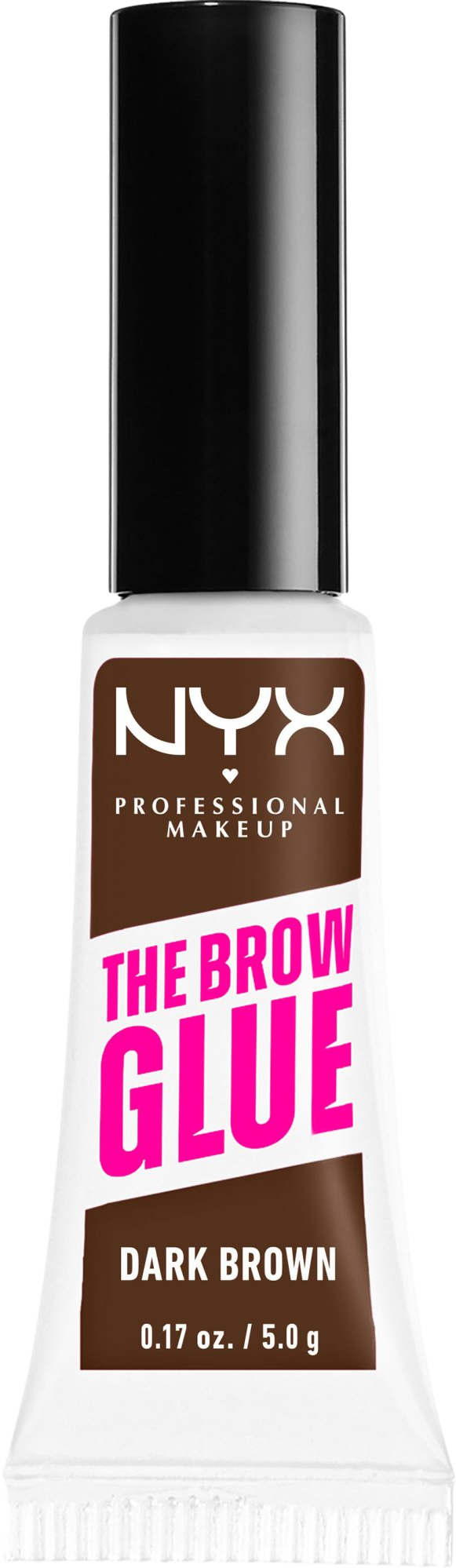 NYX Professional Makeup Brow Glue Stick 04 Dark Brown gel na obočie, 5 g