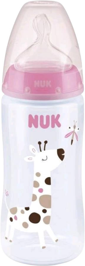 Nuk Dojčenská fľaša FC+Temperature Controll BOX-Flow Control cumlík blue 300 ml