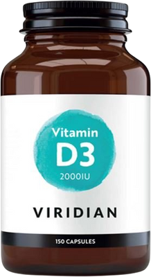 Viridian Vitamin D3 2000IU 150 kapsúl