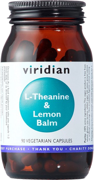 Viridian L-Theanine & Lemon Balm 90 kapsúl