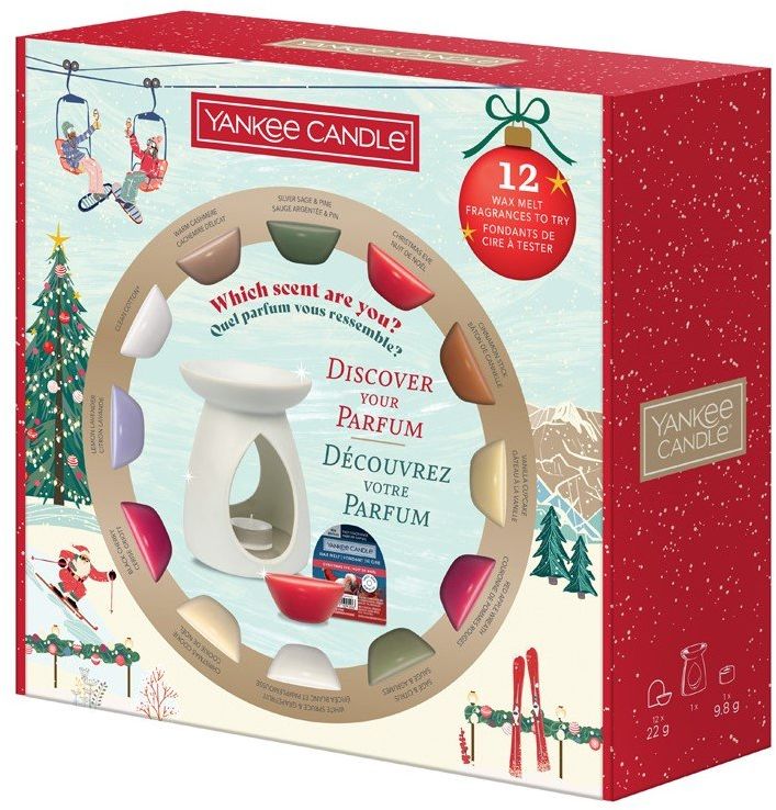 Yankee Candle sada 12 voskov a arómalampy 2025