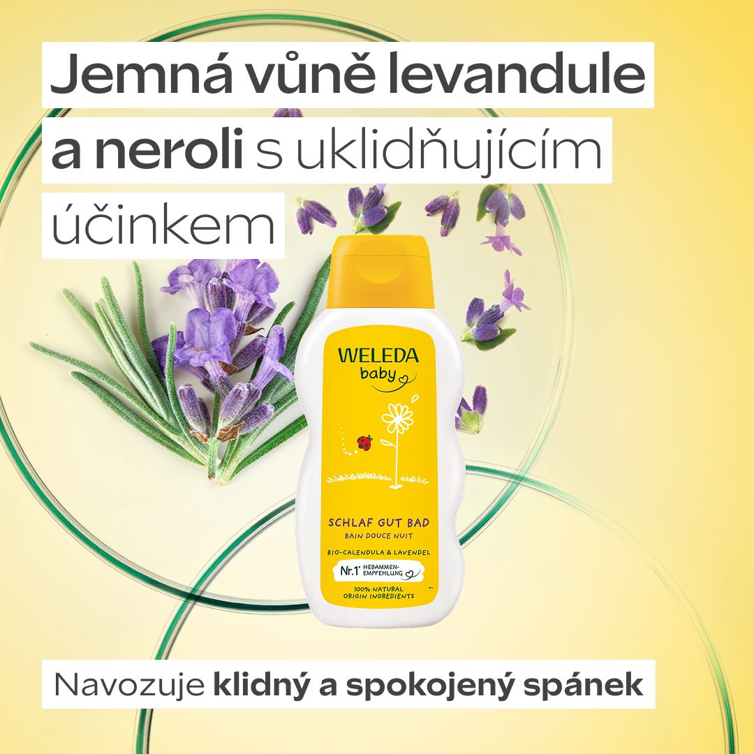 Weleda Nechtíková kúpeľ na dobrú noc 200 ml