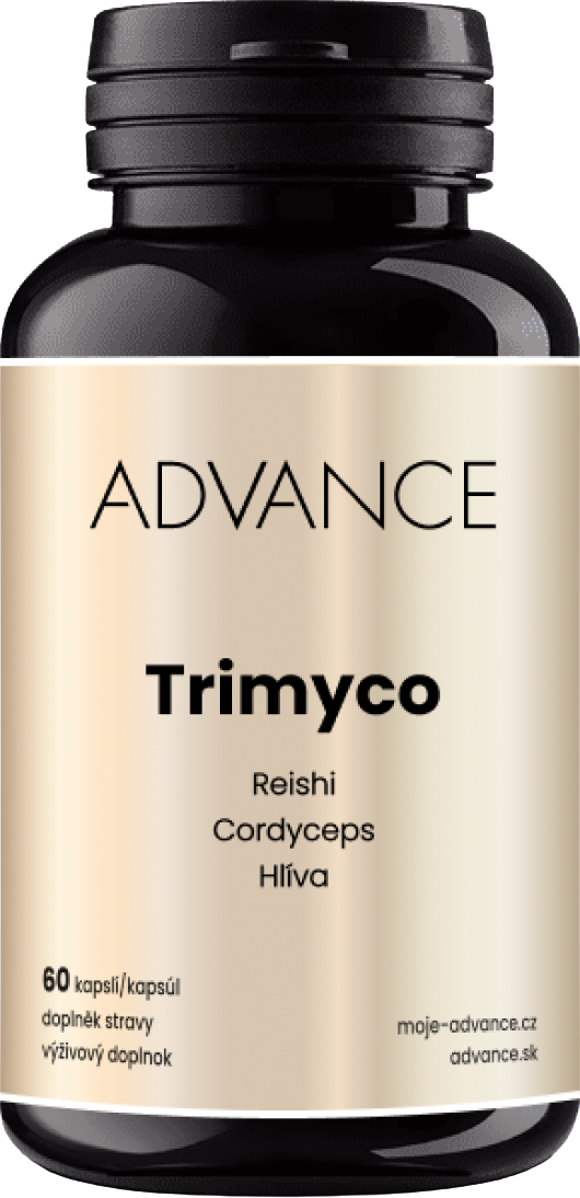 ADVANCE Trimyco - reishi, cordyceps, hliva 60 kapsúl