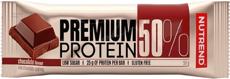 Nutrend Premium Protein Bar 50% Čokoláda 50 g