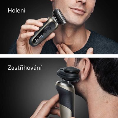Braun Series 7 72-C7200cc, Holiaci strojček - zlatý