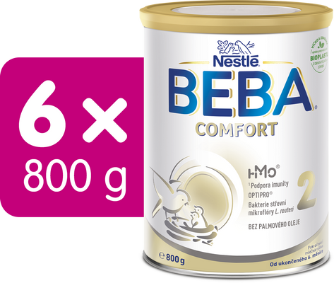 Nestlé Beba Comfort 2 HM-O Následná dojčenská mliečna výživa 6 x 800 g