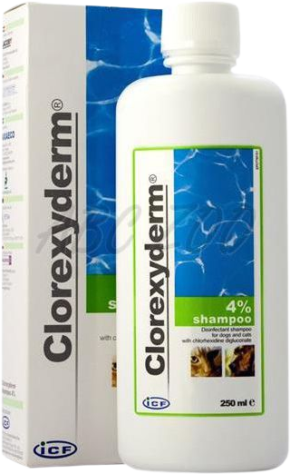 Clorexyderm 4% Dezinfekčný šampón pre psy a mačky 250 ml