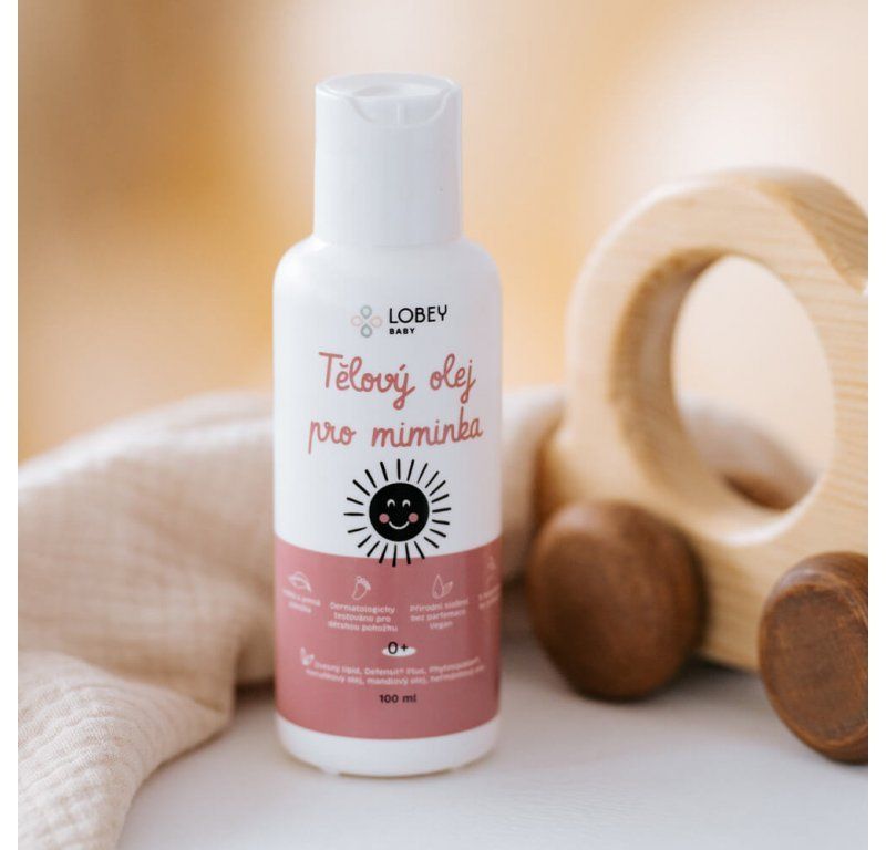 Lobey Telový olej pre bábätka 100 ml
