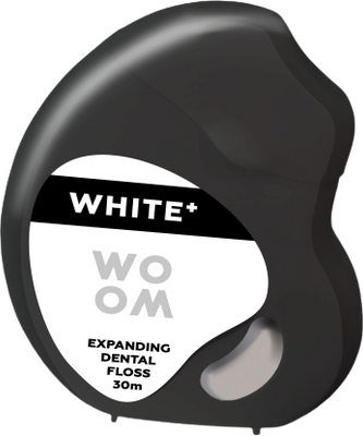 Woom White+ Expandujúca zubná niť 30 m