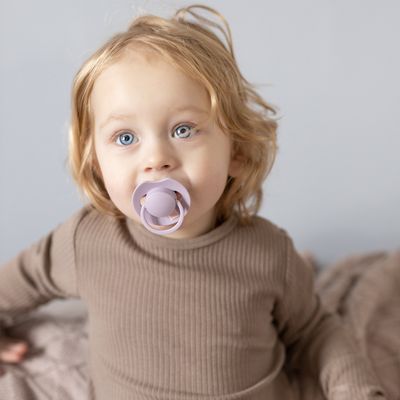 LOVI Cumlík silikónový dynamický PRIME 0-6m Lilac