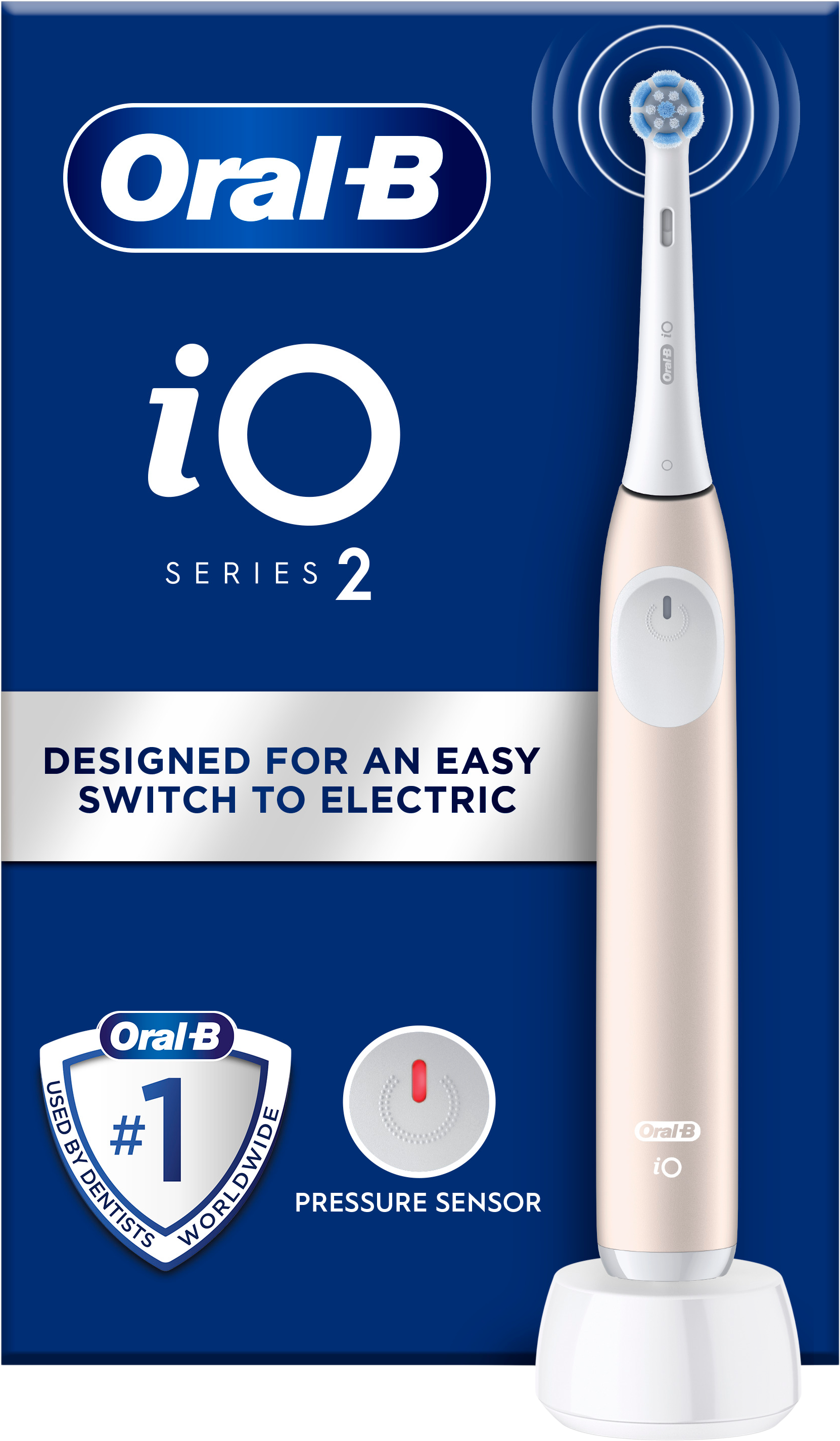 Oral-B iO 2 Elektrická zubná kefka, svetlo ružová