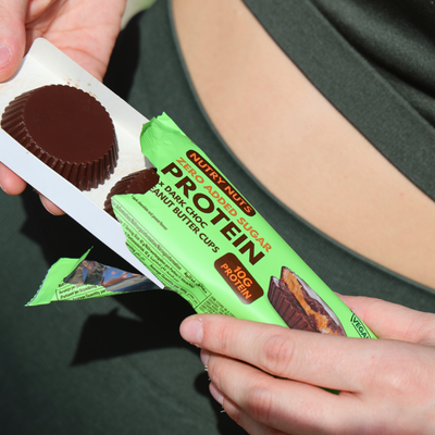 Nutry Nuts Proteínové košíčky - horúca čokoláda s arašidovým máslom 2 x 21 g