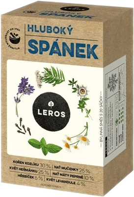 Leros Hlboký spánok čaj 20 x 1 g