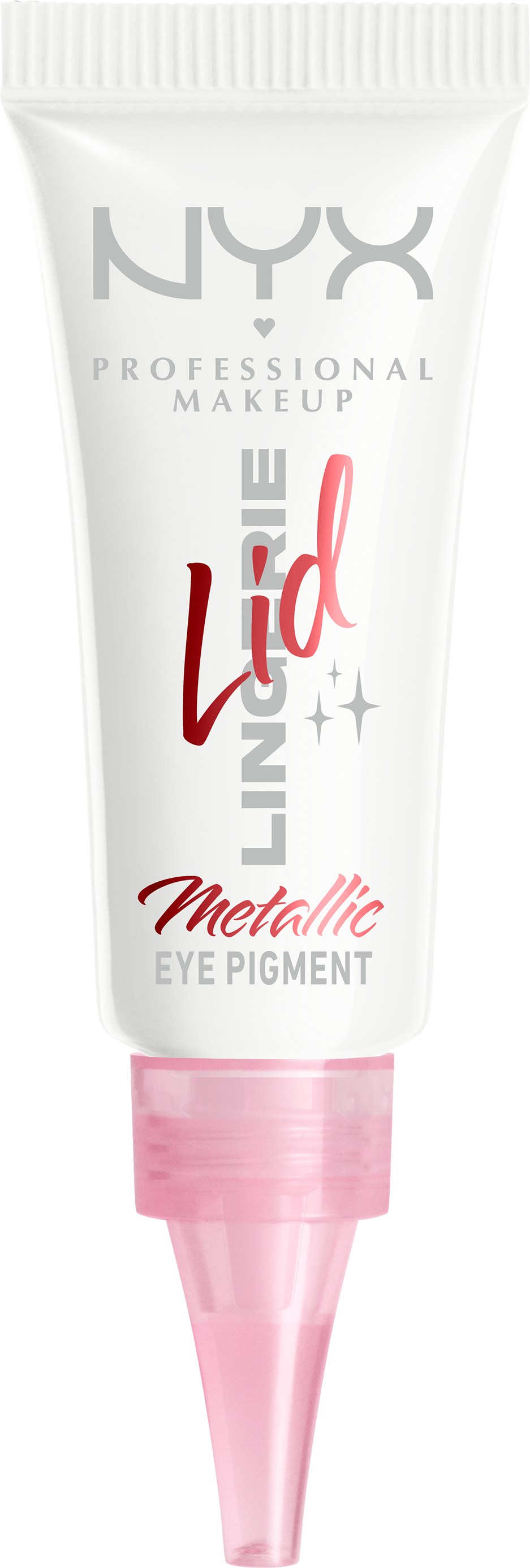 NYX Professional Makeup Tekuté očné tiene Lid Lingerie - 01 Satin Silver 6 ml