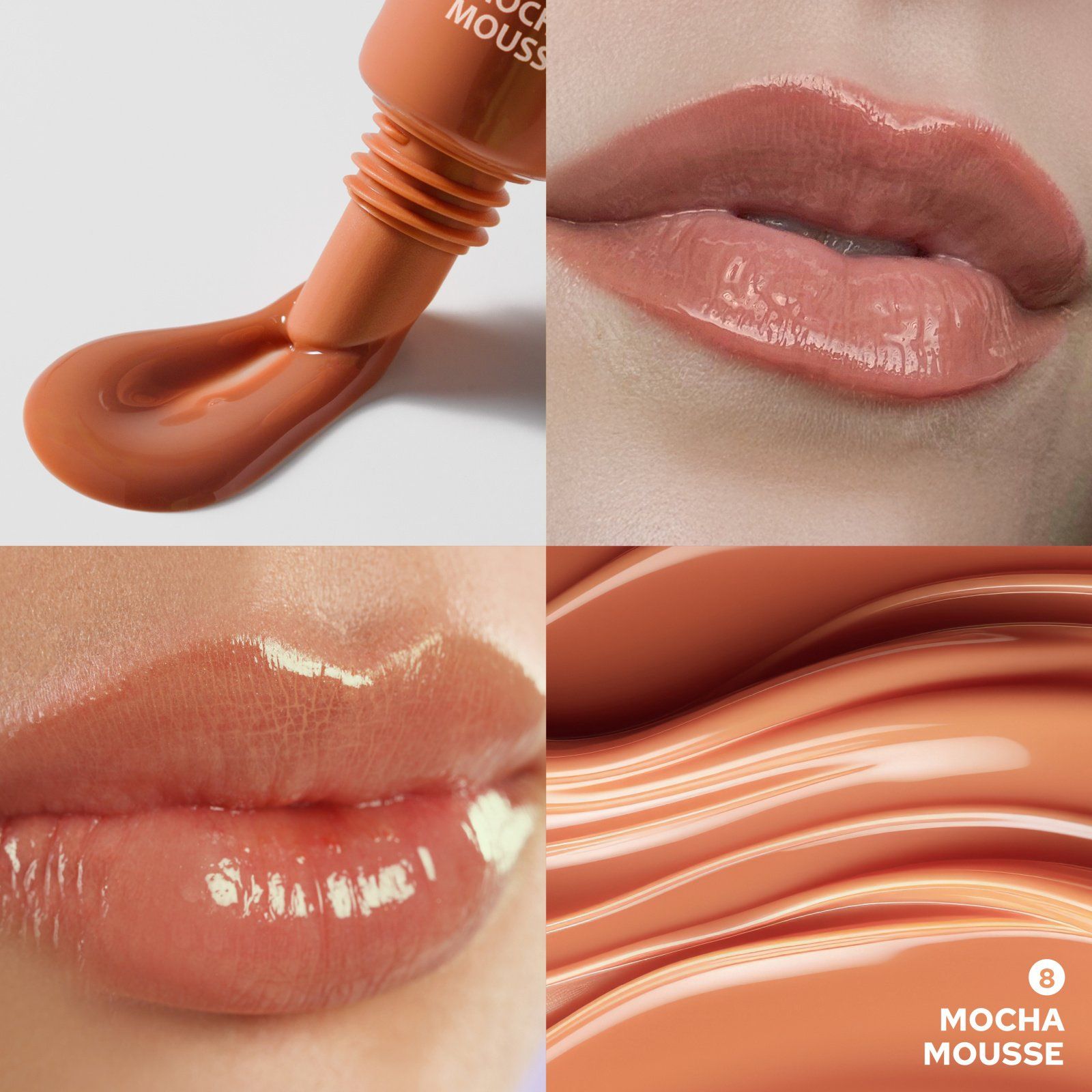Dermacol Lip Treat starostlivosť na pery, č. 8 Mocha Mousse 10 ml