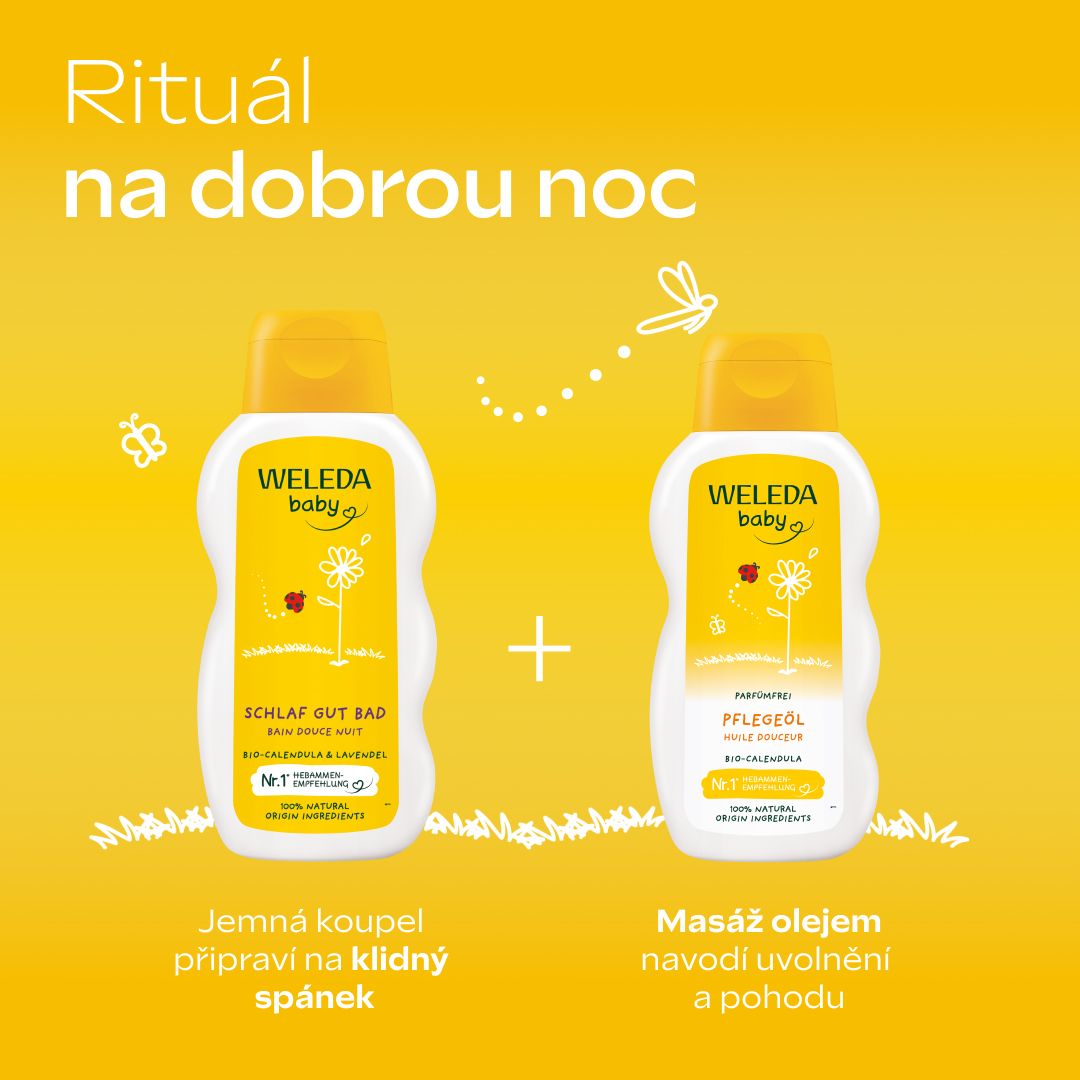 Weleda Nechtíková kúpeľ na dobrú noc 200 ml