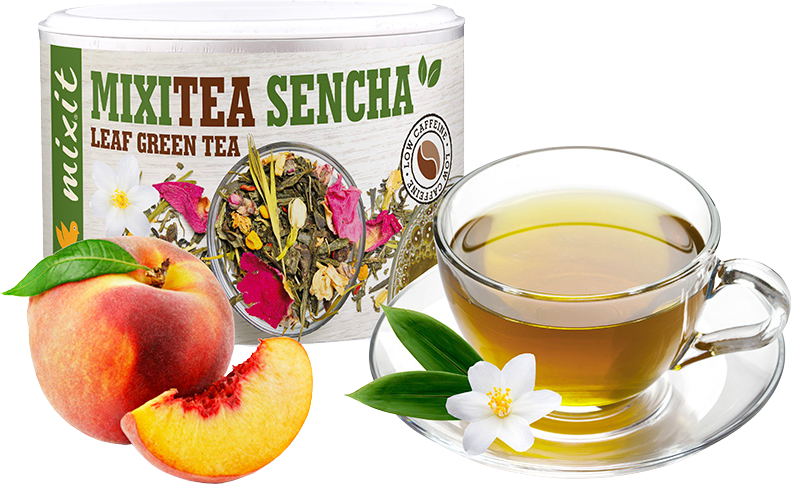 Mixit Zelený čaj Senza Broskyňa 65 g