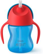 Philips Avent Hrnček so slamkou od 9 mesiacov s držadlami, chlapec, 200 ml