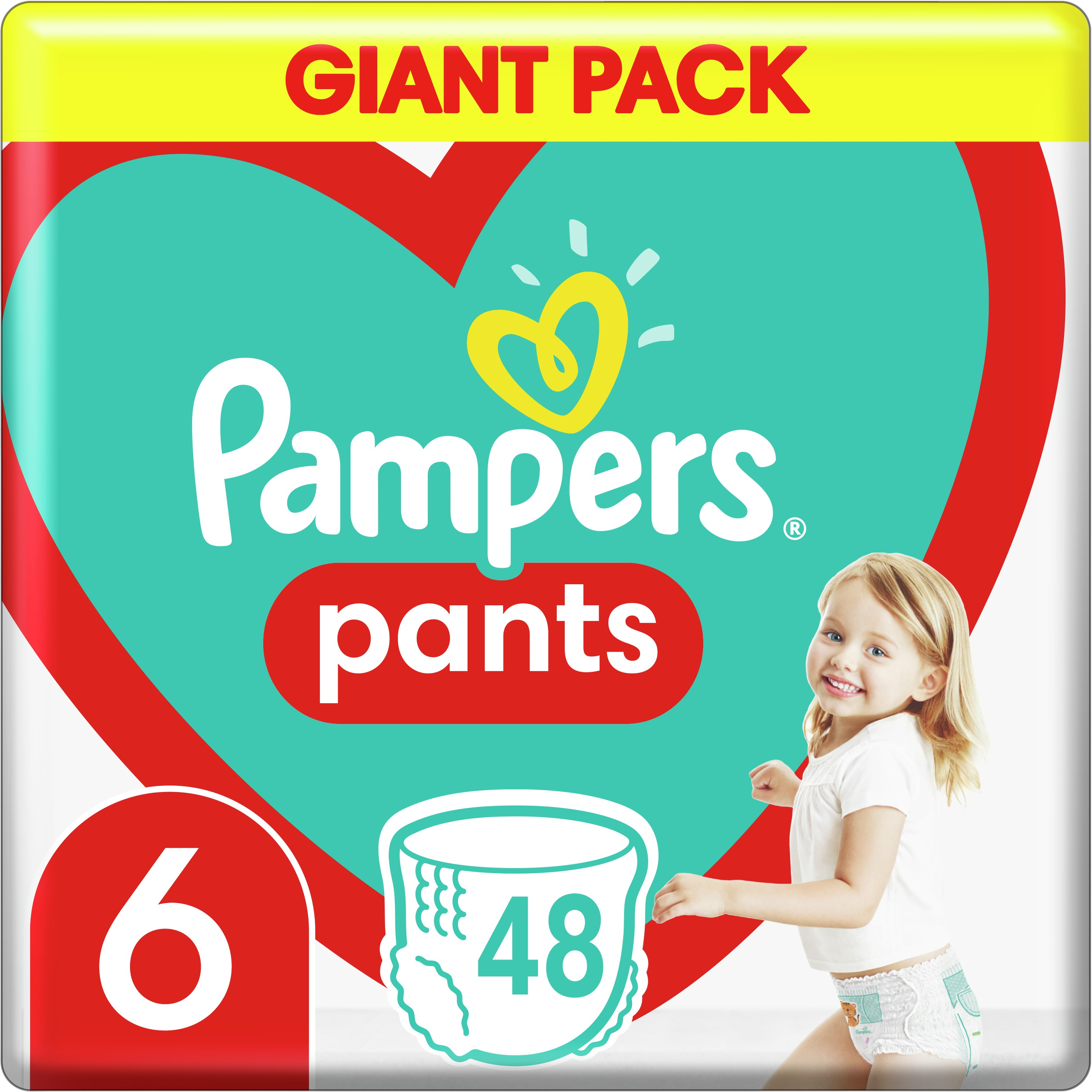 Pampers Pants S6, 15+kg 48 ks